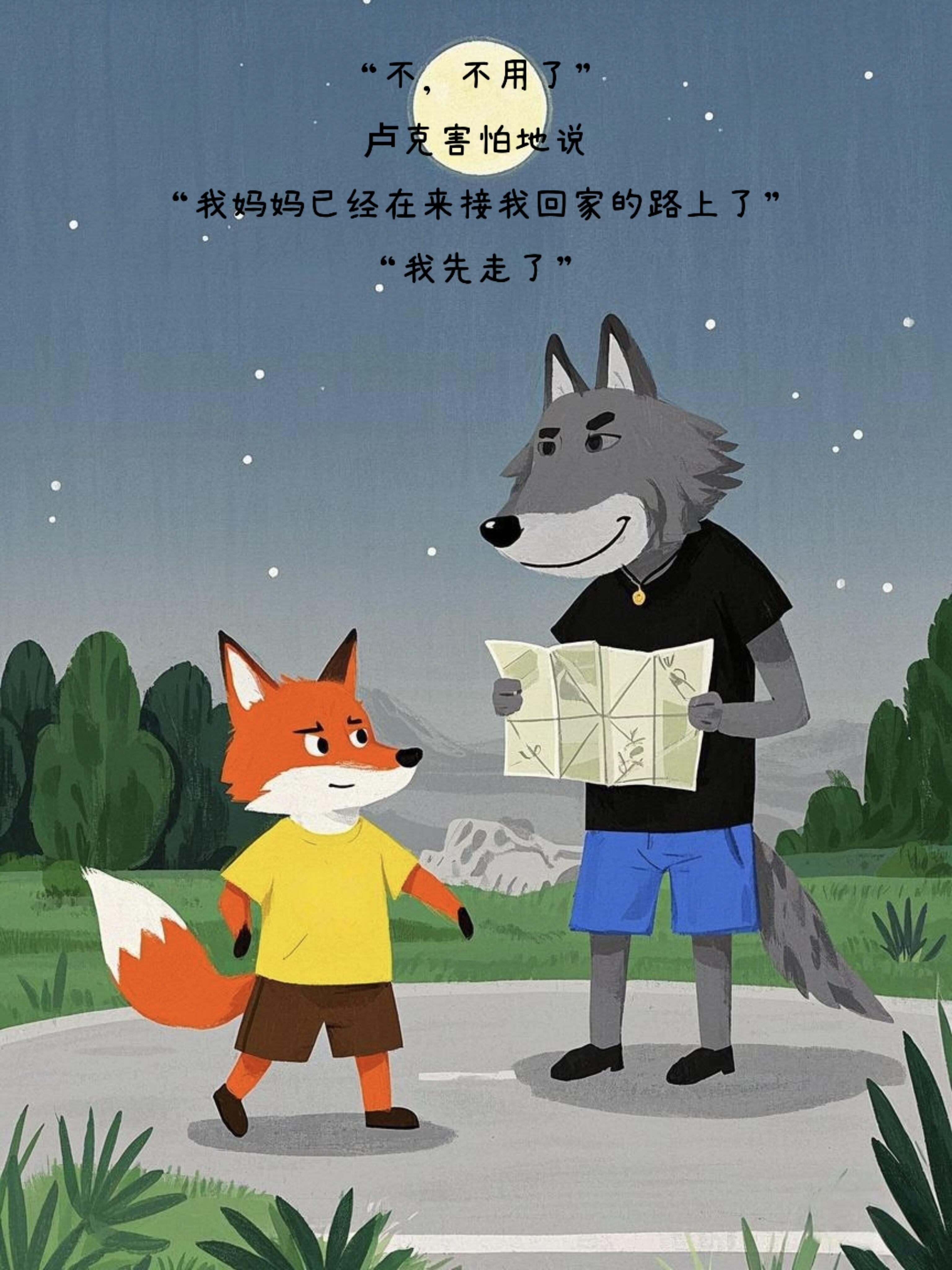 原创绘本‖《不要相信陌生人》 第 10 张参考图