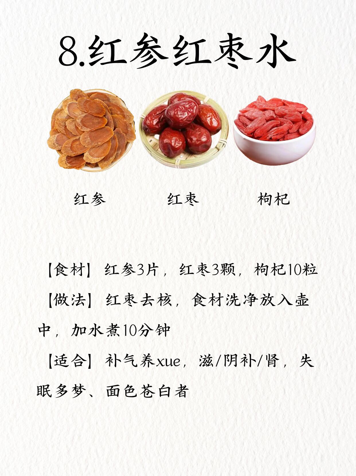 8种红参水，解锁补气血王炸秘诀❗️ 第 9 张参考图