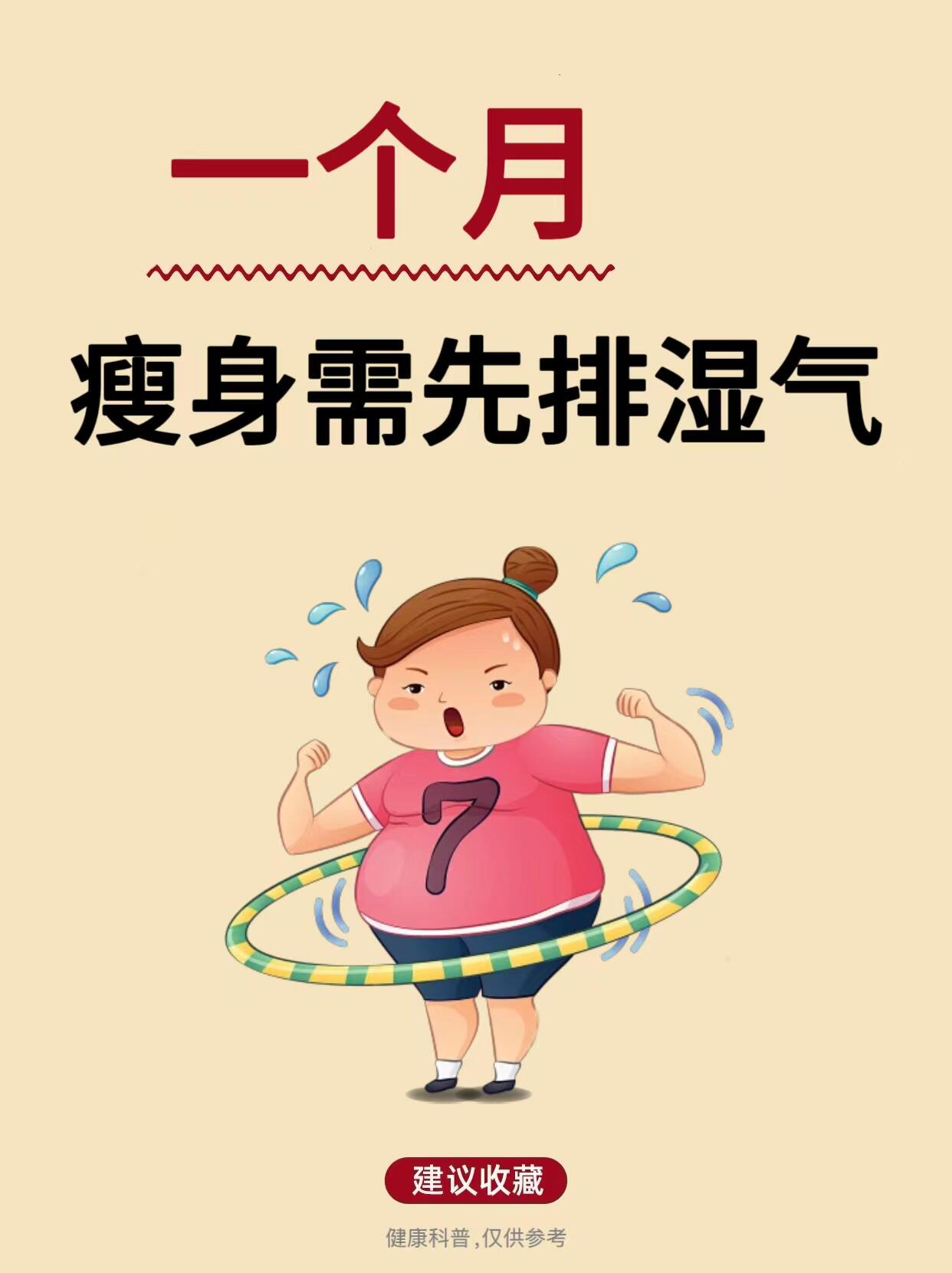 自律一个月，💦排出湿气自然瘦身 第 1 张参考图