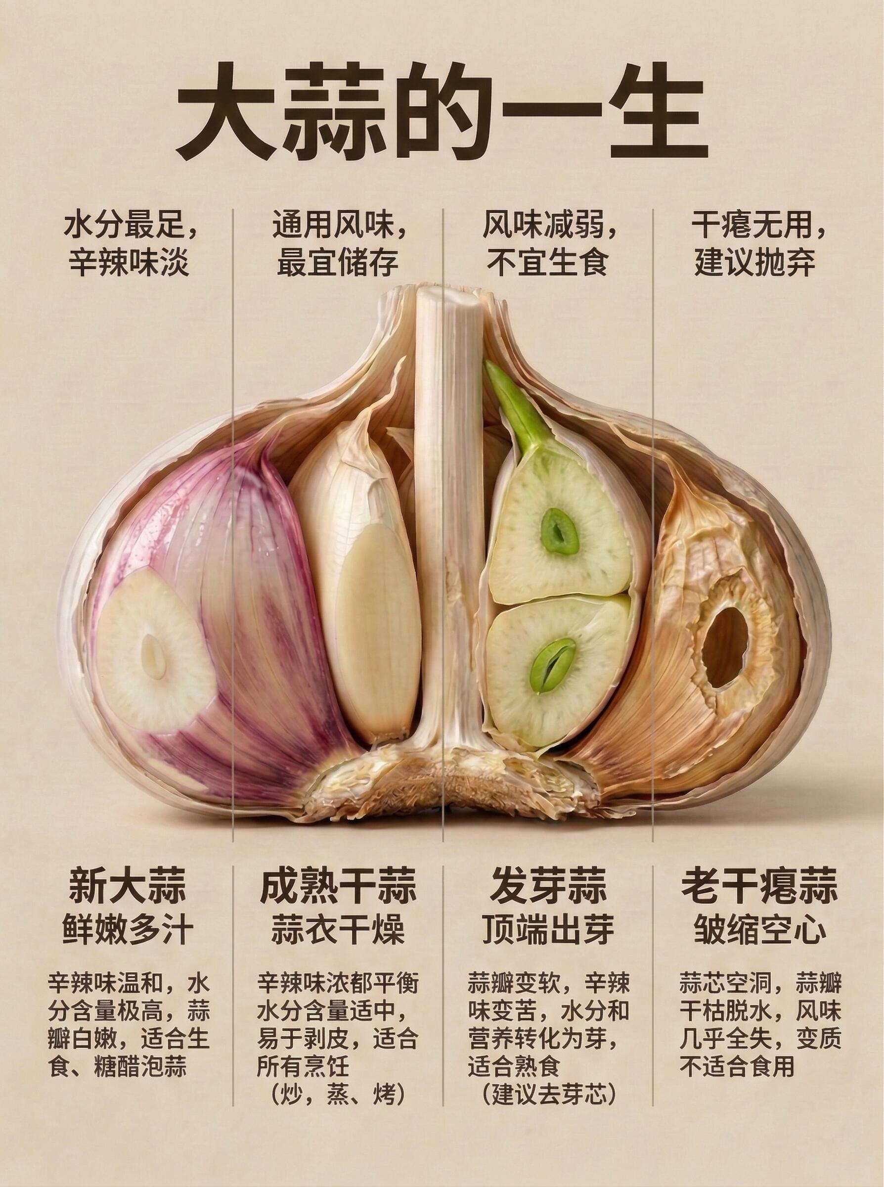 🧄一张图看懂大蒜：做菜别再放错了 第 1 张参考图