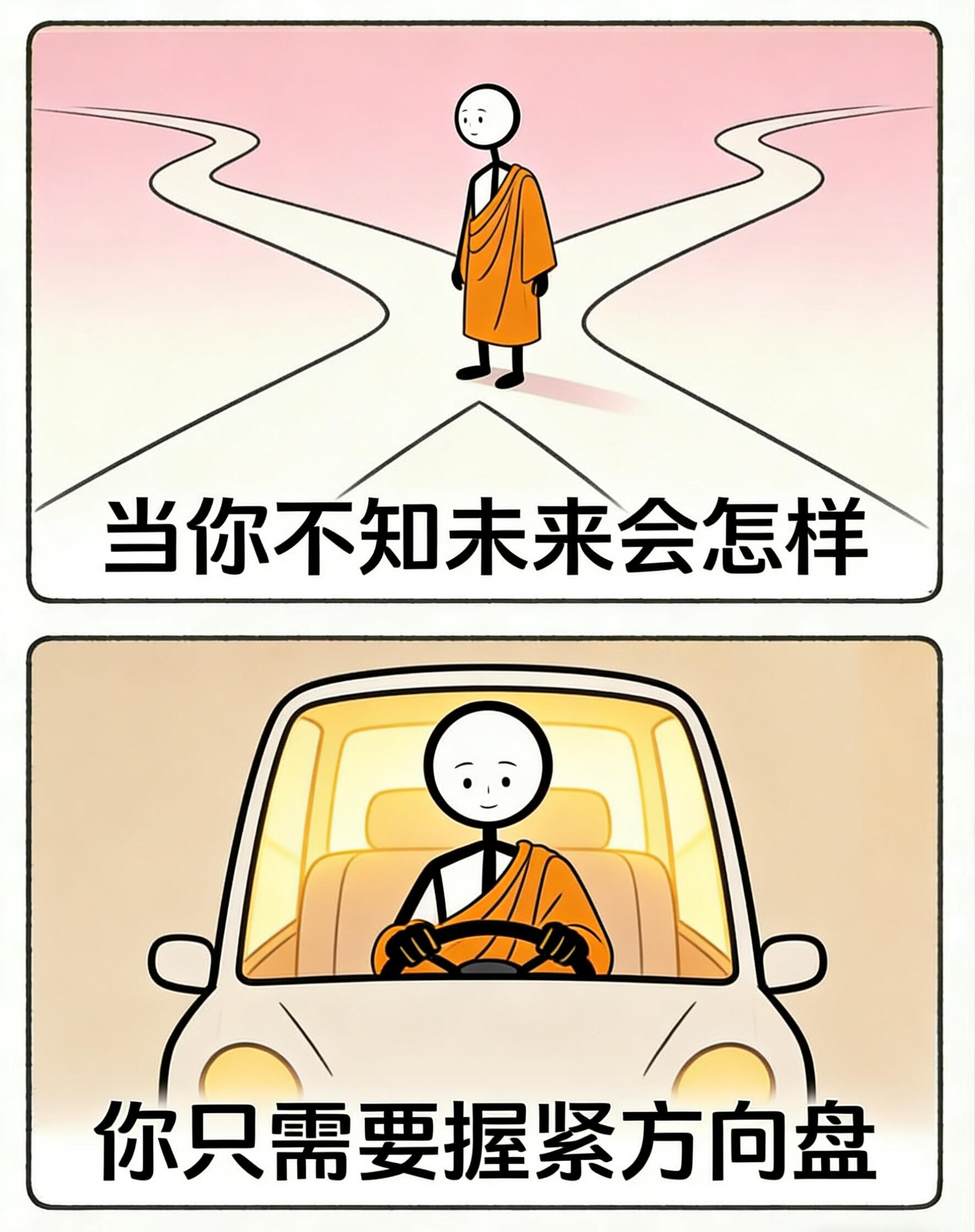 很喜欢的一段话“车灯只能照亮五十米……” 第 3 张参考图