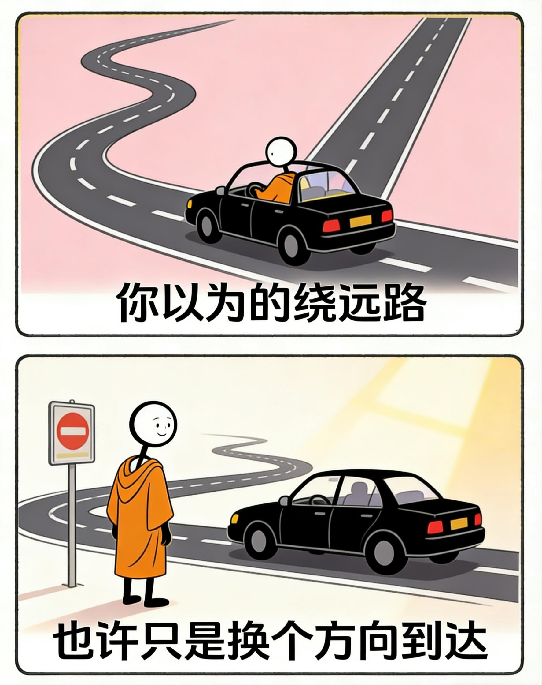 很喜欢的一段话“车灯只能照亮五十米……” 第 7 张参考图